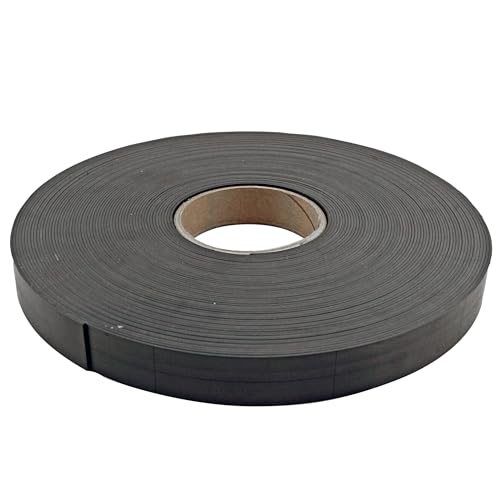 Master Magnetics ZGN40S3 Flexible Magnet Strip, Plain, No Laminate, 116 Thick, 1 Height, 100 Feet Scored Every 3, 1 Roll with 396-1 x 3 Pieces