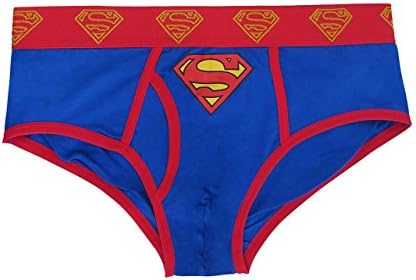 Superman Costume Logo Mens Underwear Briefs- Large 36-38 Blue