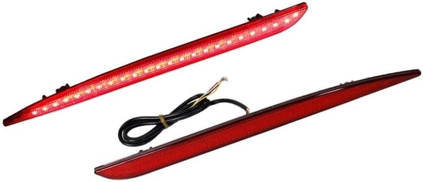 2X Red Rear Bumper Reflector Tail Brake Signal Lights for Chrysler 300 C Platinum 2015-2017 & Limited 2015-2020 & C 2015-2021 & S 2015-2022 & 3.6Hemi 2017-2019 50,000 Hrs-Lifespan