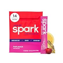 AdvoCare Spark - Energy Drink Mix - Vitamin & Amino Acid Supplement - Supports Energy & Focus* - Portable Immune Support* - Sugar-Free - Fruit Punch, 14 Stick Packs (3.5 oz)