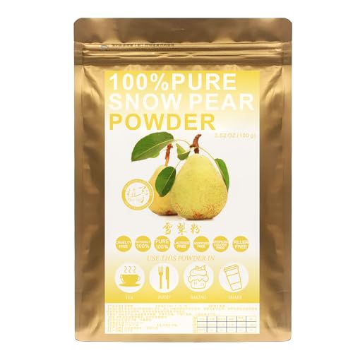 Plant Gift 100% Pure Snow Pear Powder Natural Meal Powder, Vegan Smoothie and Drink Non-GMO, Gluten-Free, Raw | Vegetarians 100G