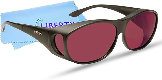 Eschenbach FL-41 Meridian Rose Filter Glasses - Photophobia Sunglasses
