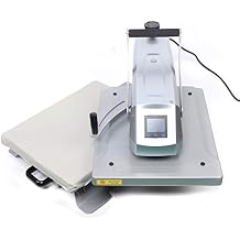 15" x 19" Heat Press Machine, 110V 1600W Sublimation Clamshell Heat Press Large Heat Press Sublimation Machine Digital Heat Transfer Printer Machine