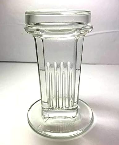 Glass Coplin Staining Jar w/Lid