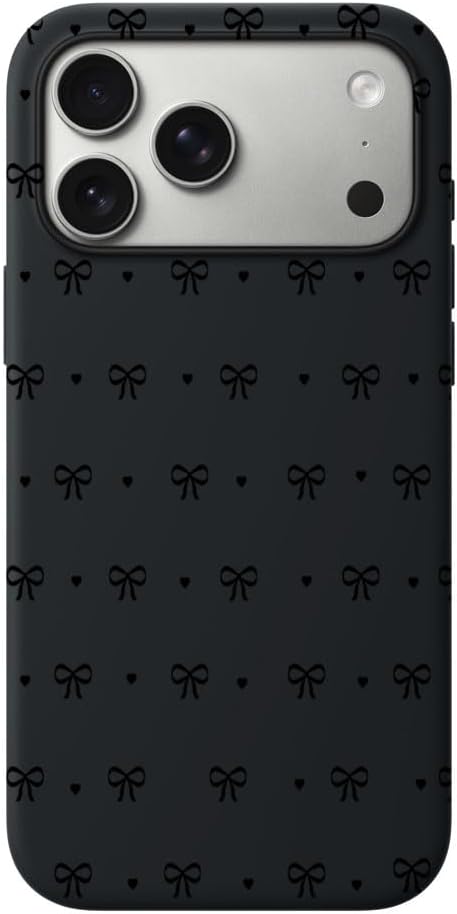 Coverzone İphone 17 Pro Max İle Uyumlu Özel Tasarım Yüksek Kalite İçi Kadife Lansman Silikon Telefon Kılıfı SD-01 (Minik Kurdele)