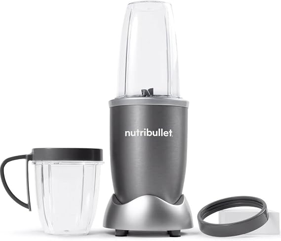 NutriBullet 8-Piece High-Speed Blender/Mixer System, Gray