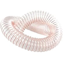 PU Flexible Ducting Hose PU Air Duct with Copper Wire 1 Meter/39.37In for Industrial Machines, Wall Thickness 0.63mm,Inner diameter:60mm