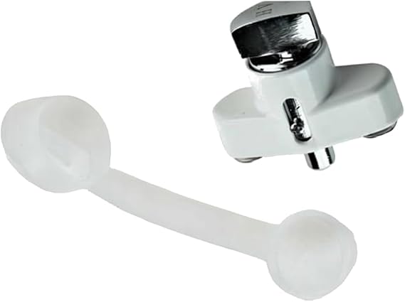 ABA HV Thumb Turn Lock Kit, Push Pin, Hurricane Shutter Hardware Part, White