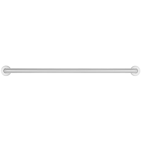 Bobrick Straight Grab Bar, 42 Inches, 1-1/2 Inch Diameter, ADA Compliant, Satin-Finish Stainless Steel, Slip-Resistant Surface for Bath, Shower, Toilet Safety, Concealed Mounting Flanges