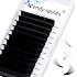 Easy Fan Volume for Lash Artists: Handmade Fans, Blooming, Black, Natural, D Curl, 0.07mm, 14-20mm Mixed, Wendy, KH200102