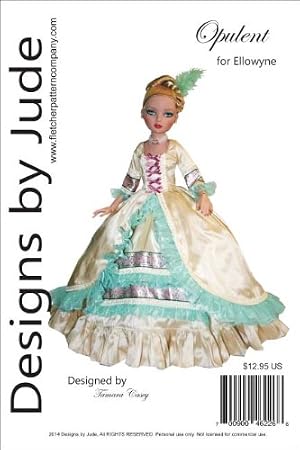 Opulent Gown Pattern for Ellowyne Wilde Tonner