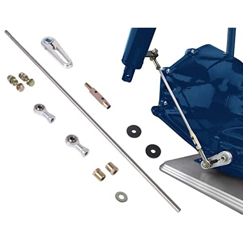 Billet Aluminum Shift Transmission Column Linkage Kit Compatible with GM TH200, TH350, TH400, 4L60, 4L60E, 4L80E, TH700R4 1 SET Gear
