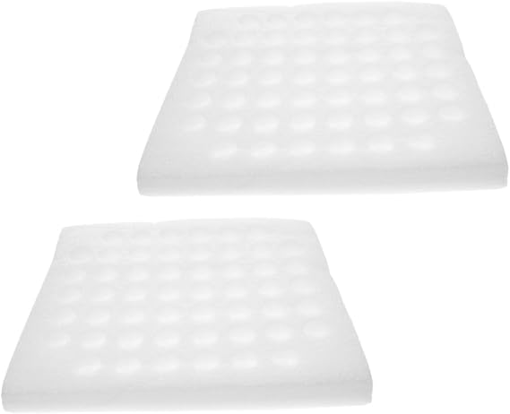 2pcs Reusable Quail Egg Cartons Foam Durable Egg Storage Tray for Home Farm Optimal Protection Shipping and Storage Prevents Damage