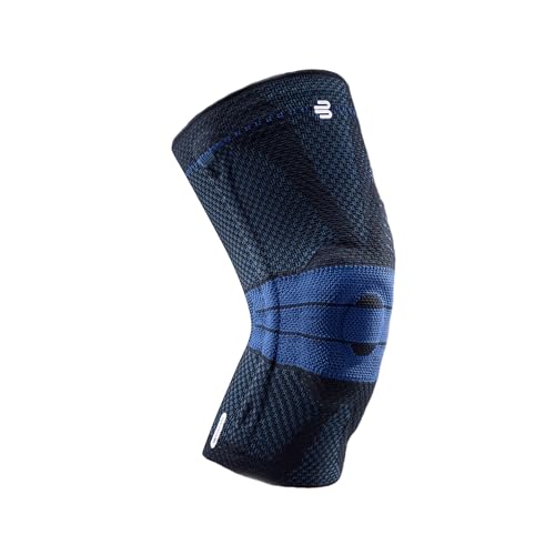 Bauerfeind - GenuTrain A3 - Arthritis Knee Support - Breathable Knit Knee Brace Helps Relieve Chronic Knee Pain and Irritation, Designed for Active People, Helps Stabilize Kneecap -Black,Left, Size 6