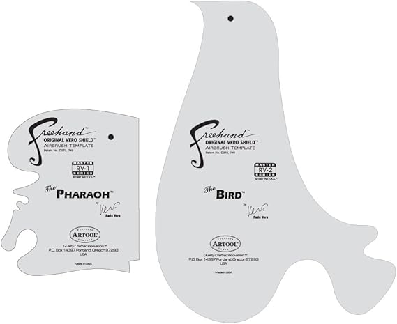 Artool Freehand Airbrush Templates, Freehand Temp Radu Vero , White