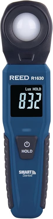 REED Instruments R1630 Light Meter, Bluetooth Smart Series