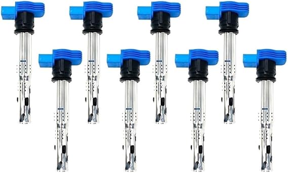 8PCS IGNITION COIL UF529 06E905115 Compatible With A-udi A6 A8L Q7 R8 S4 S5 S8 Compatible With T-OUAREG 4.2 V8