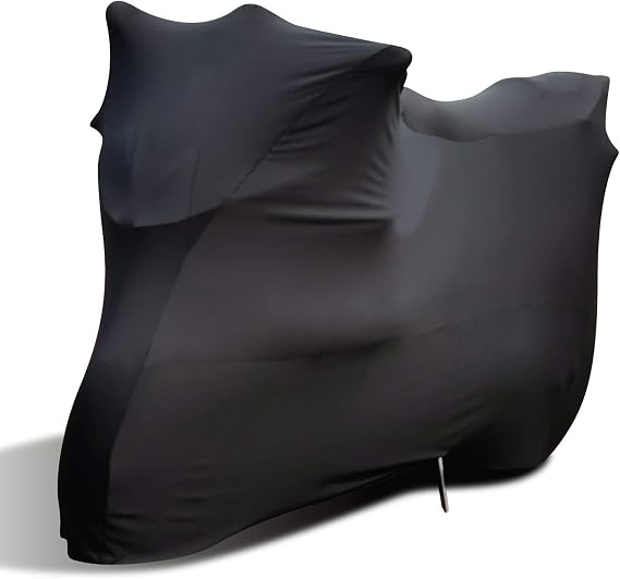 WinPower Indoor Motorcycle Cover Stretch Elastic Dustproof Covers for Motorbikes, 96inches