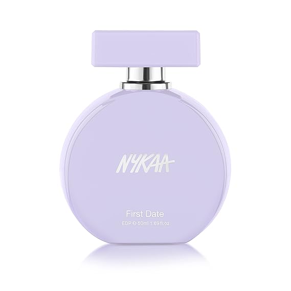 Nykaa Cosmetics Love Struck, First Date, 1.69 oz - Women's EDP Spray - Amber Floral Scent - Sweet Romance Mood, Flowery and Mood-Lifting Fragrance