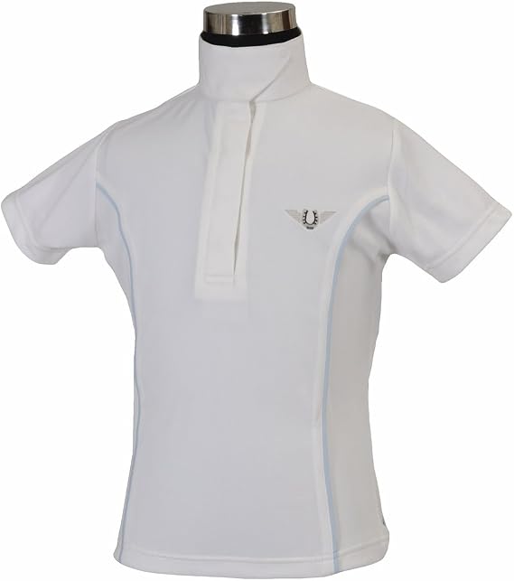 TuffRider Girl's Kirby Kwik Dry Short Sleeve Show Shirt