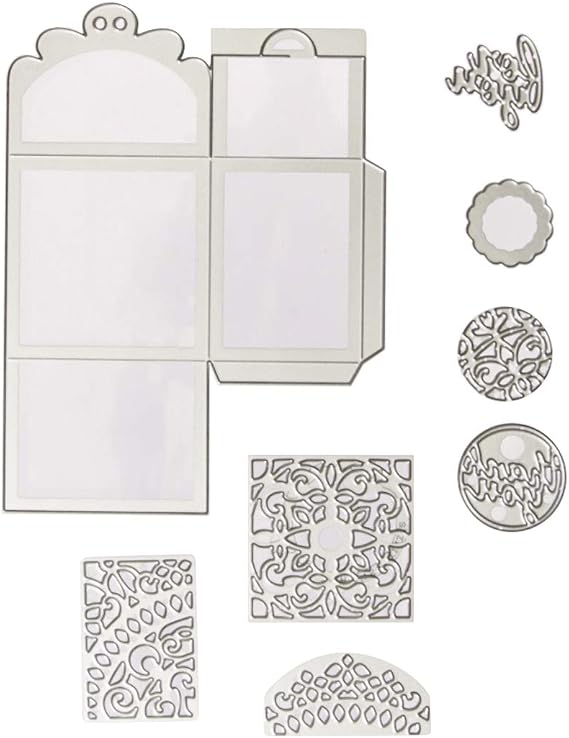 Sizzix (SIZC7) Thinlits Die Set, Multicolor
