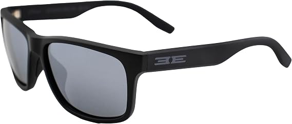 Epoch Eyewear Delta Golf Sport Riding Sunglasses Black Frame Smoke Polarized Lenses
