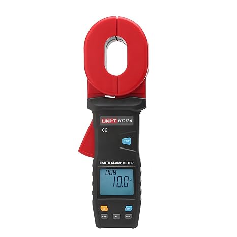 UNI-T UT273A UT273B UT273C Ground Resistance Tester Clamp Ammeter AC Leakage Current Clamp Meter Data Storage(UT273A)