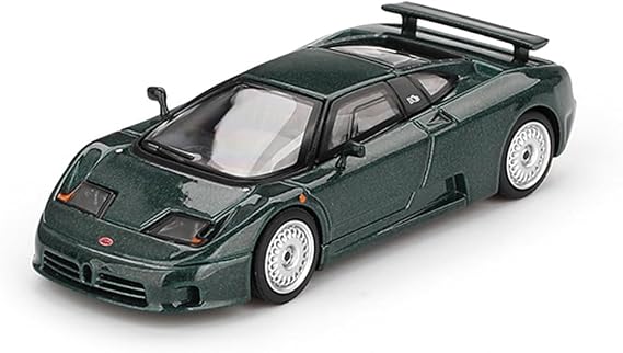Diecast Model Car Compatible for Mini GT 1:64 Bugatti EB110 GT Verde Scuro Limited Edition MGT00968