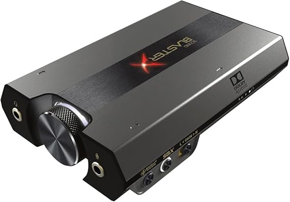 CREATIVE G6 7.1 HD Gaming DAC and External USB Sound Card with Xamp Headphone Amplifier for PS5, PS4, Xbox One, Nintendo Switch and PC (USB-C)