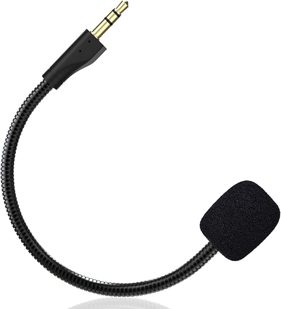 Toxaoii Mic Replacement Compatible with Logitech G PRO X2, G PRO X Wireless, and G Pro Wired Gaming Headsets, 3.5mm Detachable G Pro X Noise Cancelling Microphone Boom for Xbox One, PS4, PS5