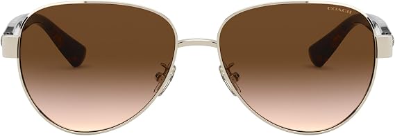 COACH womens Hc7111 Pilot Sunglasses