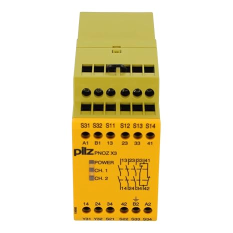PNOZ/X3/230VAC/24VDC | 774318 | 774318 | PILZ Safety Relay, 1/2 Channel Wiring, 3NO, AUTO, 230VAC, 45MM Width, E Stop Monitor, Screw Terminal