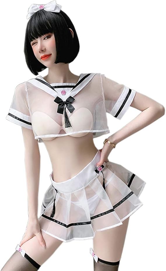 Sexy japanese schoolgirl outfit Anime lingerie Cosplay lingerie for women