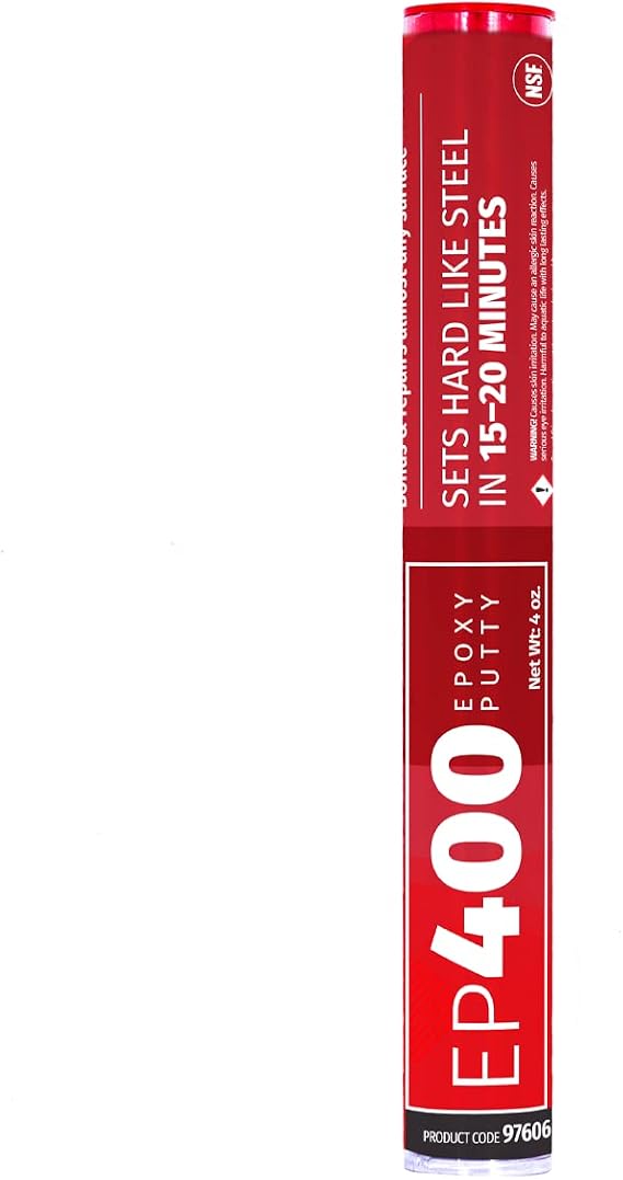 RectorSeal Ep-400 Epoxy 97600 Epoxy Putty with Display, Easy Application, Plumbing, 4 oz.