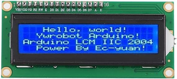 HW-060A LCD 3.3V Module 1602 LCD Display with Adapter Board IIC/I2C/Interface Blue Screen