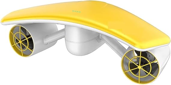 Diving Equipment Underwater Scooter Booster Swimming Handheld Diving Equipment Electric Floatboard Power Surfboard W7,Color Yellow-1