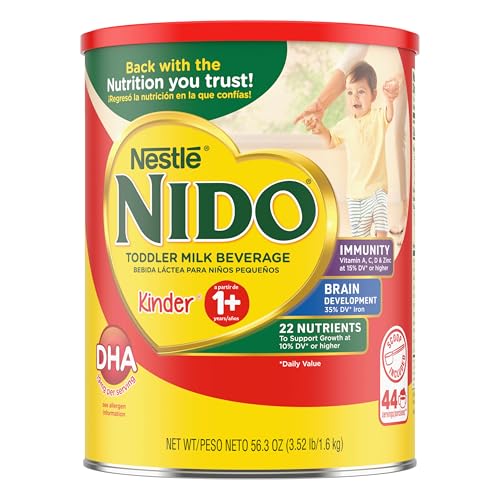 Nestle Nido Kinder, Toddler Milk Beverage, Dha Milk Powder, 1, Toddler Nutritional Drink
