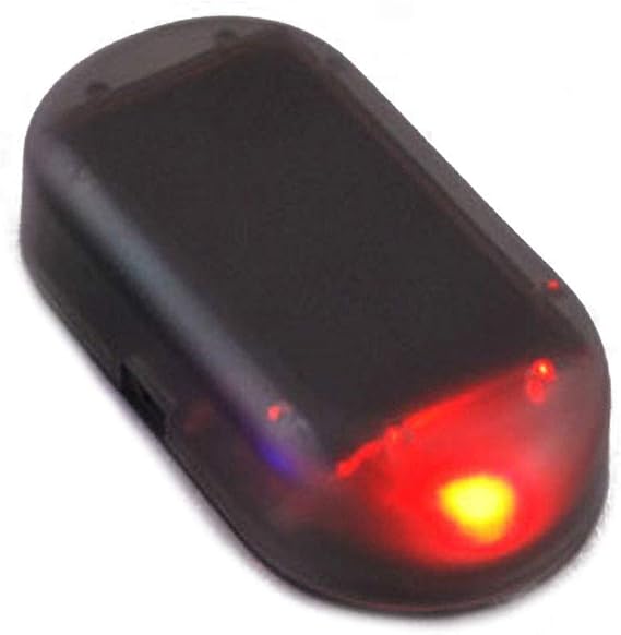 Car Fake Solar Power Alarm Lamp Security System Warning Theft Blinking Car Anti-Theft Caution LED Light Anti-Theft Caution LED