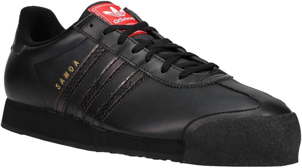adidas Mens Samoa Lace Up Sneakers Shoes Casual - Black