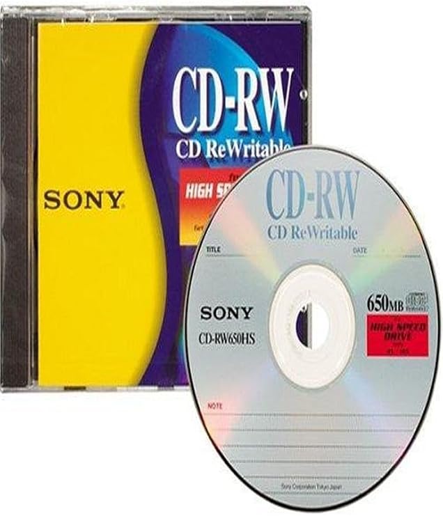 Sony CD-RW High Speed Rewritable Disc (One-Pack)