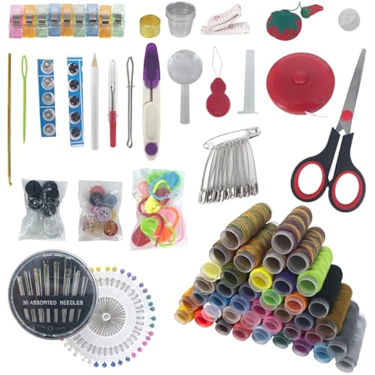 Professional Sewing Kit 229PCS Sewing Supplies Accessories Supplies for Beginner SewingTravel Home Easy to Carry Sewing Kit 229PCS