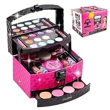 Kids Makeup Kit for Girls Toys, Toddler Makeup Set, Real Safe & Non-Toxic & Washable for Endless Fun and Creativity, Perfect Princess Gift & Valentines Day Gifts for Ages 3-12