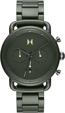 MVMT Blacktop II Ceramic Mens 47 MM Matte Green Chronograph Watch