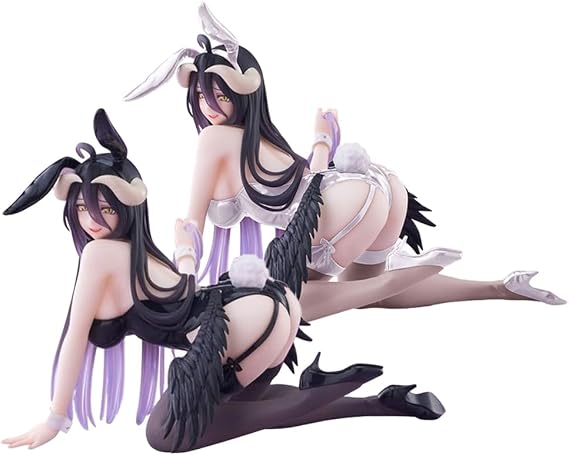 Albedo Figure Ooal Gown Action Figure Anime Shalltear Bunny Figure Collectible Desktop Ornaments