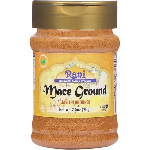 Rani Mace Ground Javathri Powder, Spice 2.5oz 70g PET Jar ~ All Natural | Vegan | Gluten Friendly | NON-GMO | Kosher | Indian Origin