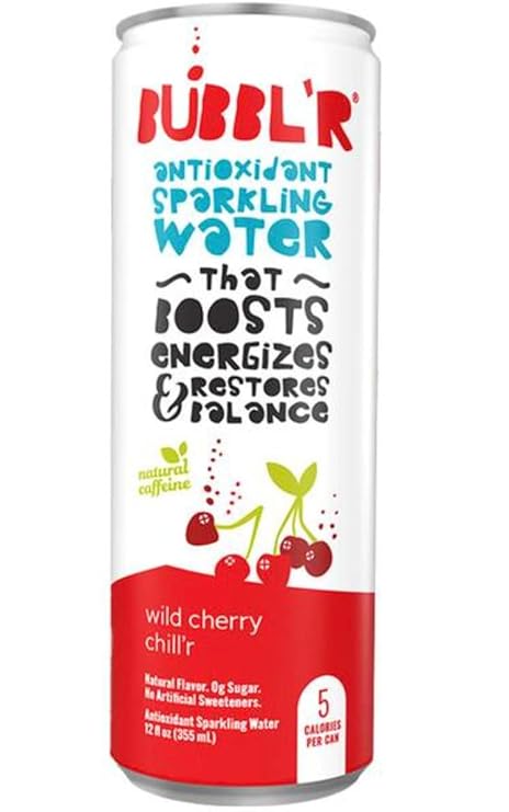 B4Y BUBBL'R Wild Cherry Chiller, 12 Oz Can (24)