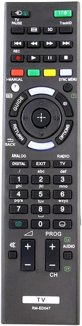 RM-ED047 Replacement Remote Control Compatible with Sony Bravia TV KDL-32BX420 KDL-32BX421