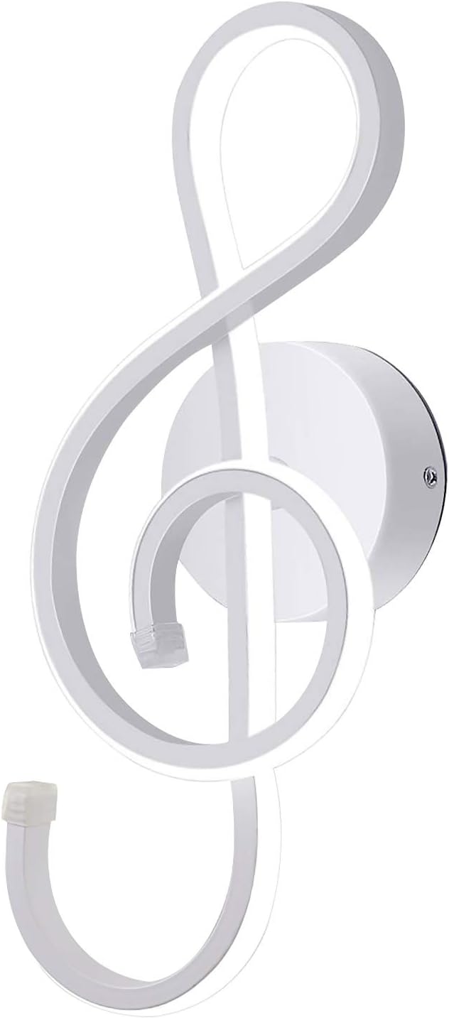 KAWELL Creative Modern LED Wall Light Indoor Wall Lamp LED Strip 22W Minimalist Aluminum Alloy Art Decoration for Bedroom, Living Room, Cafe, Corridor, 6500K White [Energy Class F]