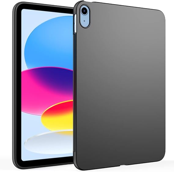 Case for iPad 10th Generation 2022 / iPad 11th Generation 2025, Thin and Soft Tablet Protective Cover for iPad 10.9 inch 10th/11th Gen, Black