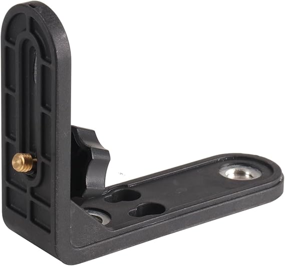 Magnet Level Durable L-Shape Magnetic Bracket Leveling 1/4" Thread Laser Level Adapter for Universal Levels